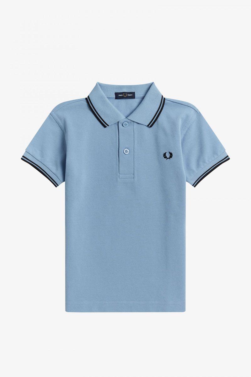 Fred Perry Shirts Promotion - Kids Twin Tipped Blue